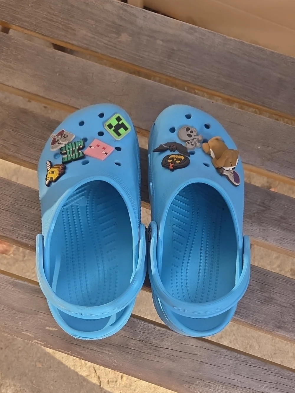 Blue Crocs Good Condition